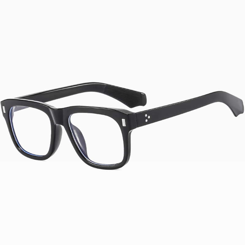 Men Square Blue Light Blocking Reading Glasses Clear Lens Full Frames Glasses