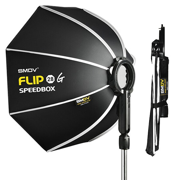 SMDV SPEED-BOX FLIP28G Quick Soft-box Diffuser for S-Light S-Lite Quantum Flash
