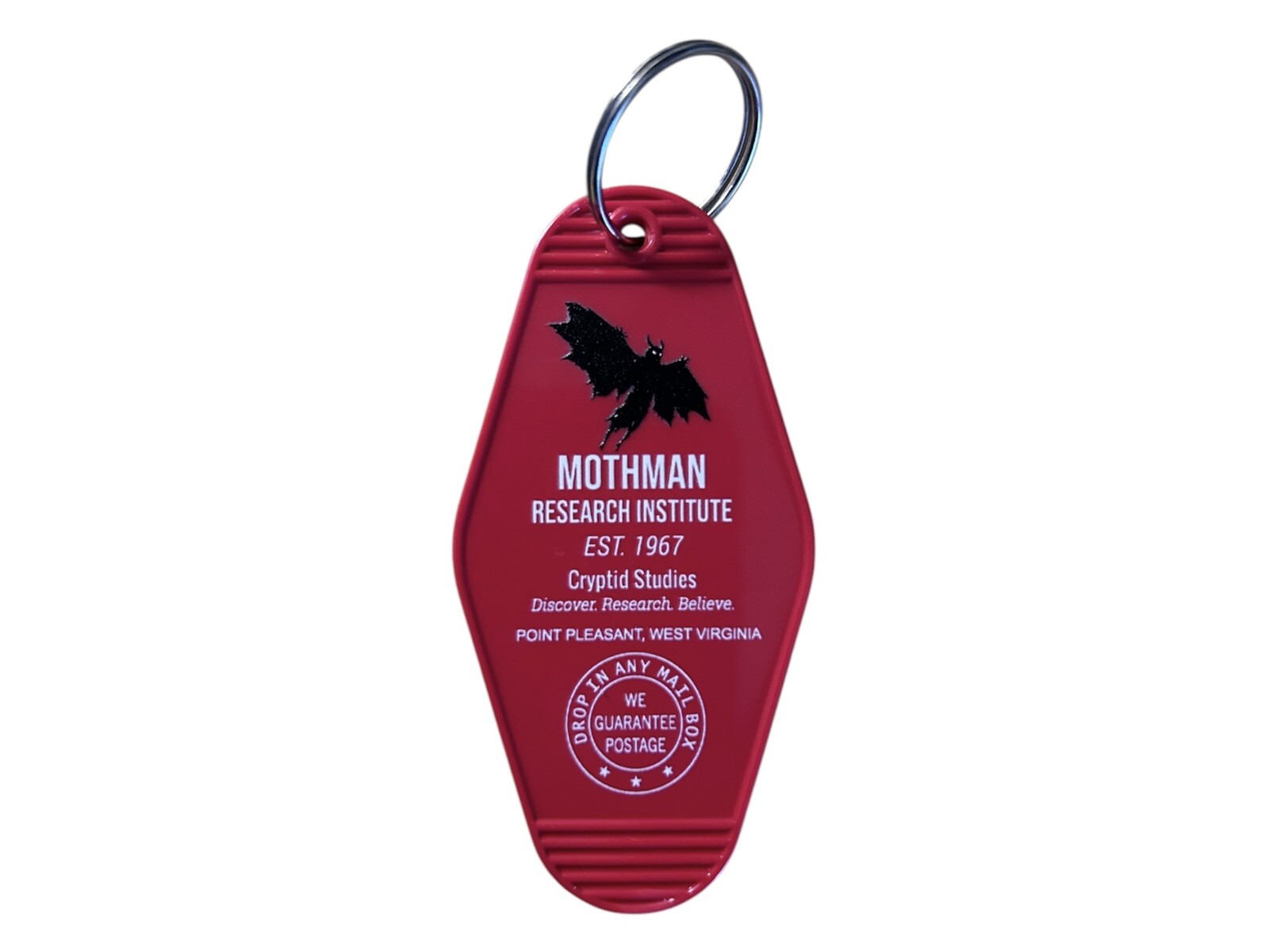 MOTHMAN Research Institute Keytag New Keychain with Free Shipping