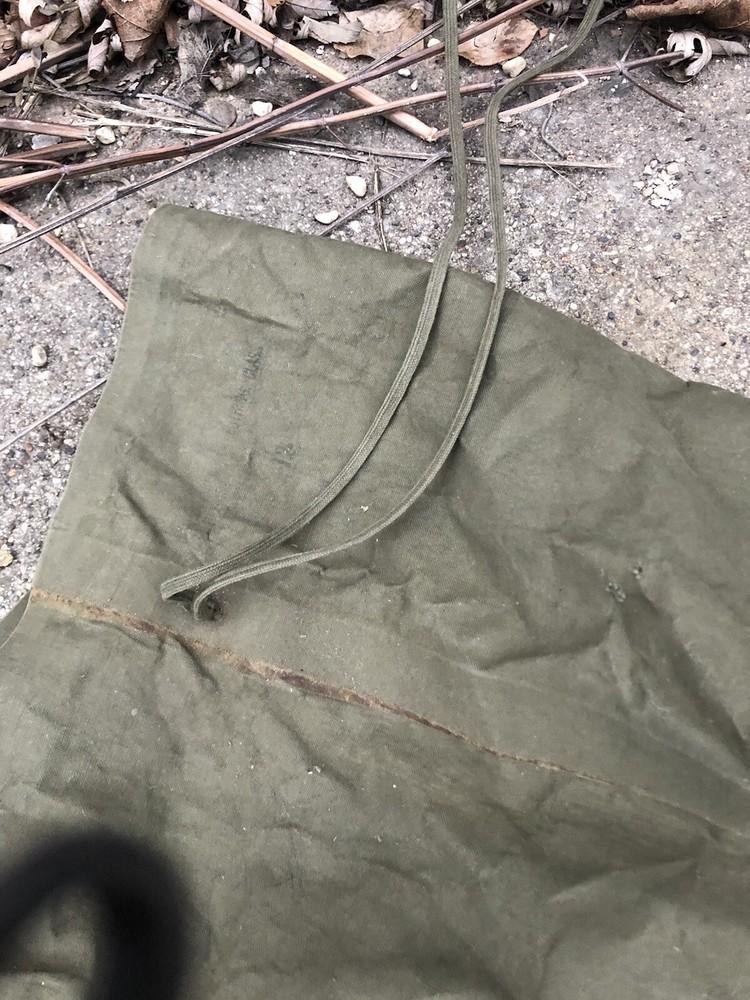 ORIGINAL WWII USGI ARMY USMC USN Rubberized invasion BAG WW2