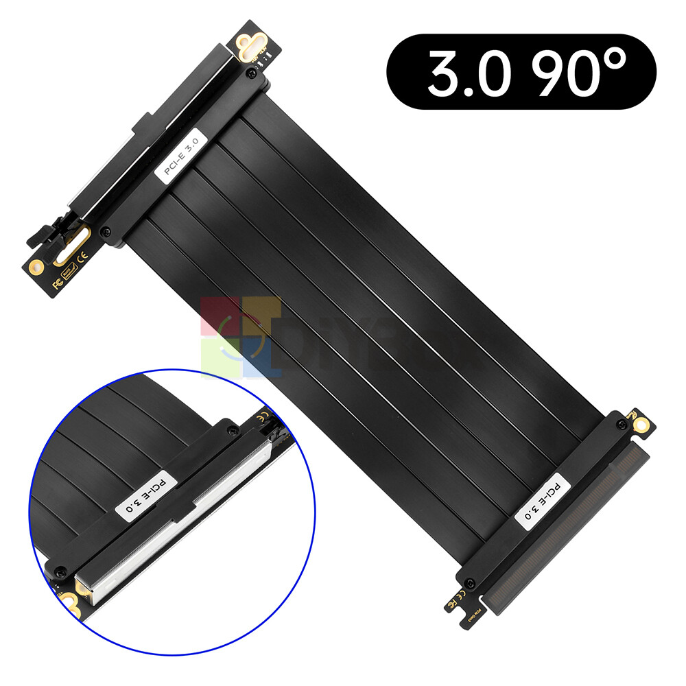 PCI-E 3.0/4.0 16x Riser Cable Graphics Card Extension Cable GPU Expansion Card