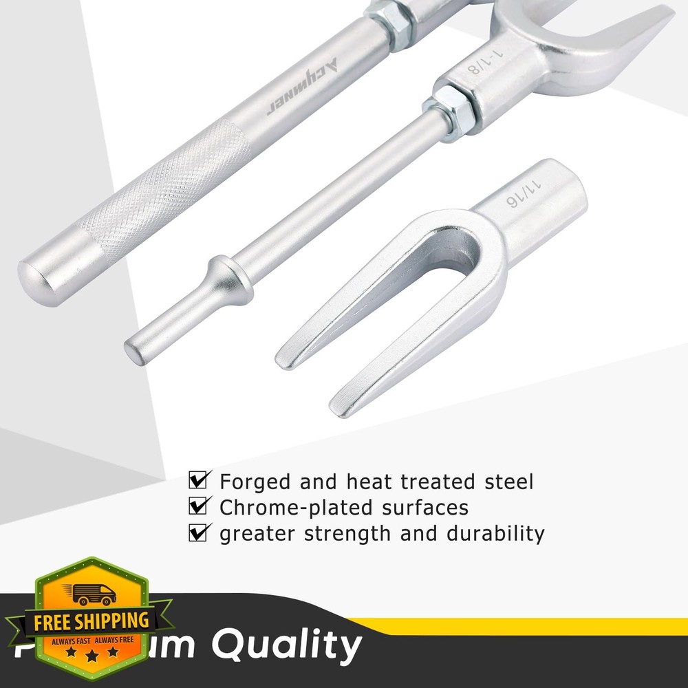 Acymner 5PCS Ball Joint Separator Tie Rod Fork Set