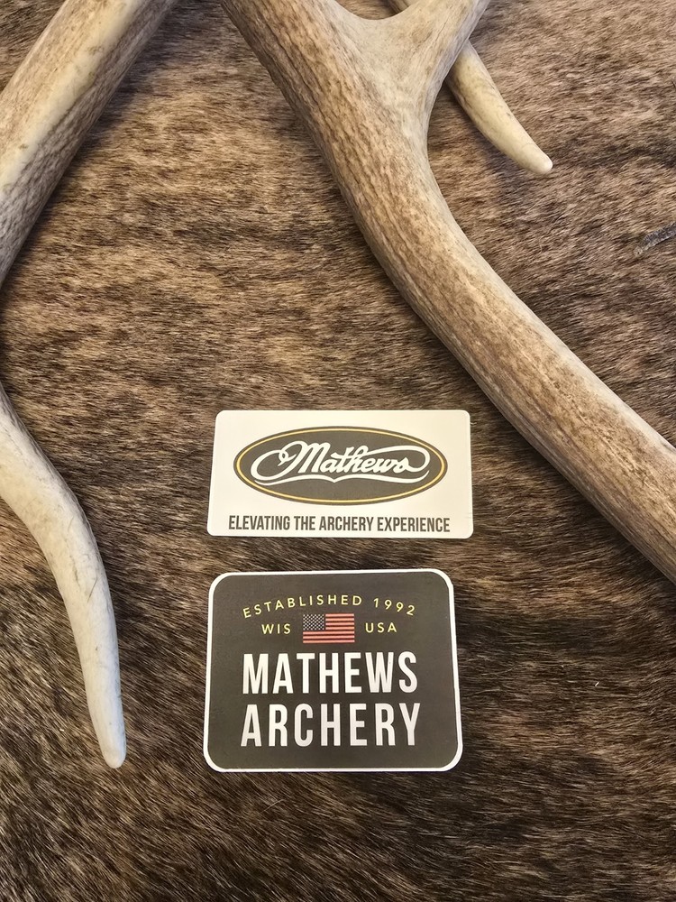 NEW Mathews Archery Sticker Decals (2 Pack)