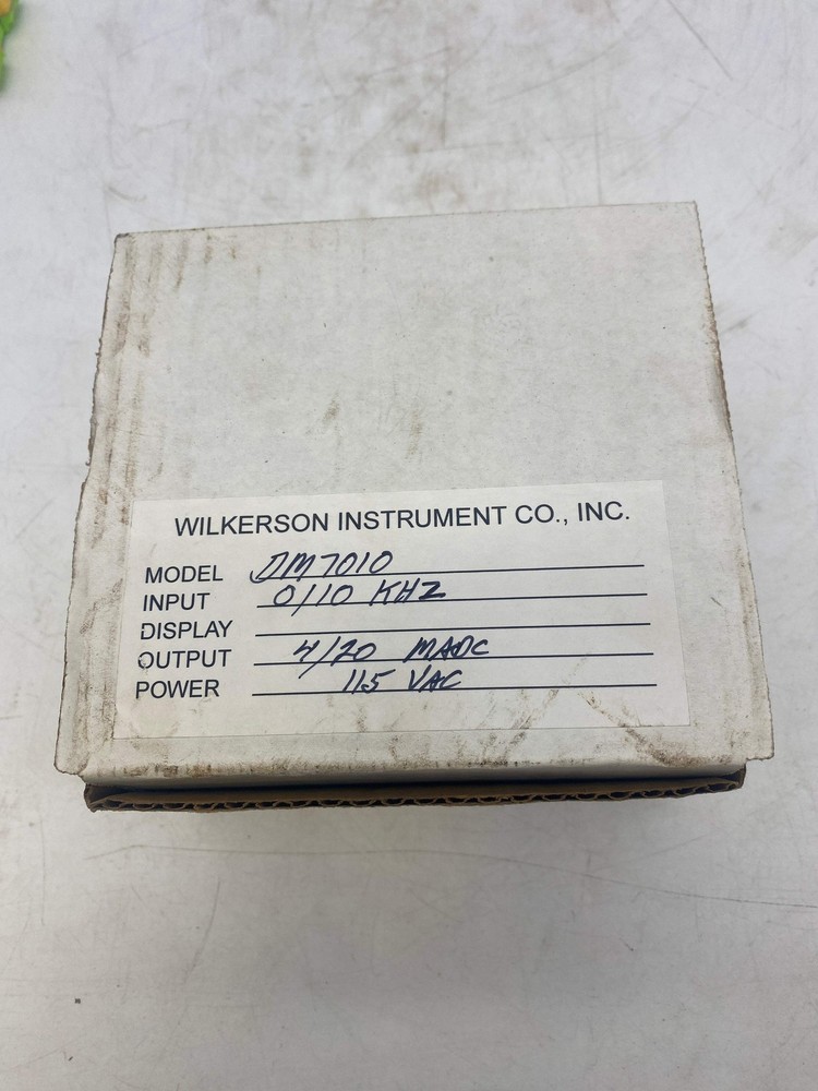 Wilkerson DM7010 Frequency Input Field Rangeable Isolated Transmitter (New)