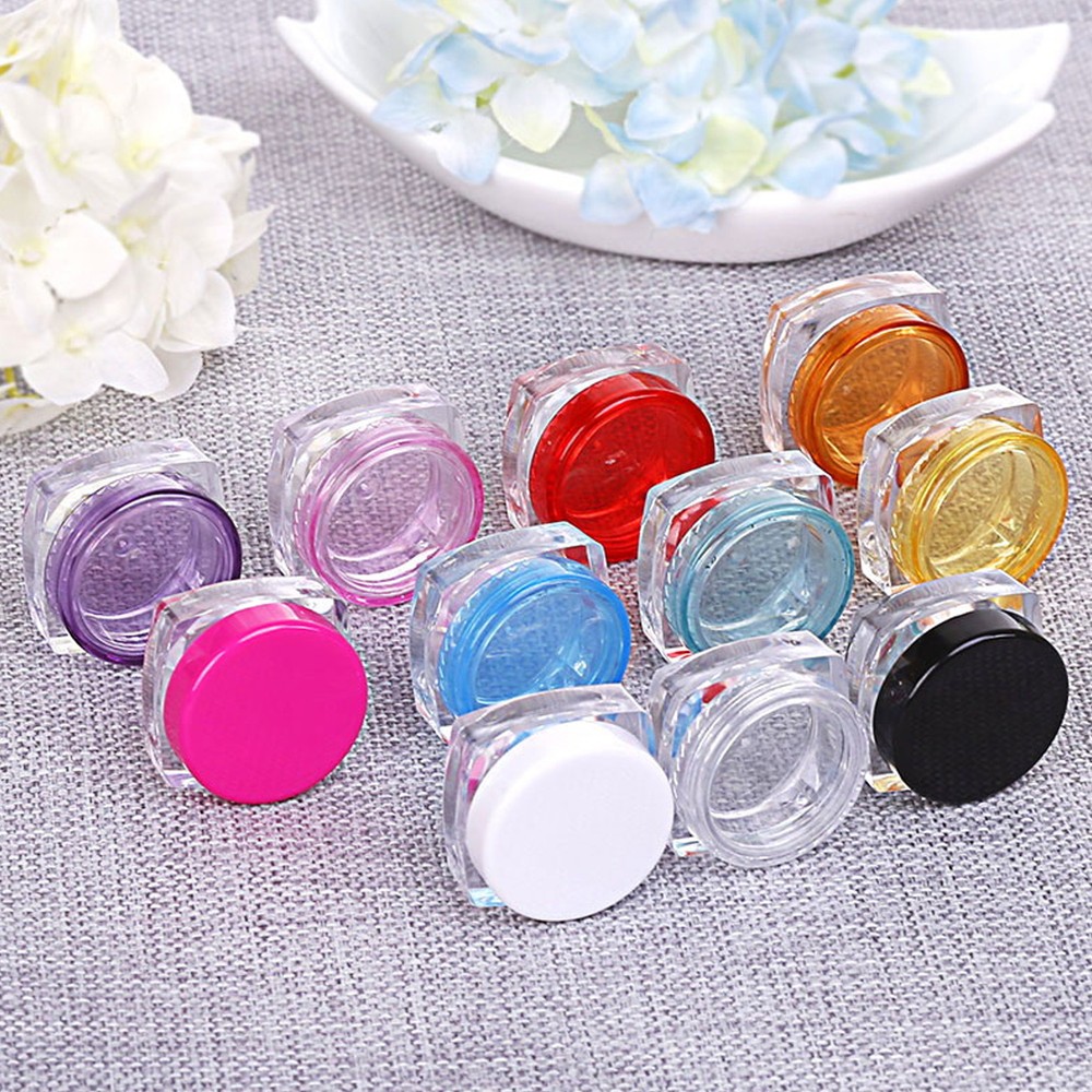 60 Cosmetic Sample Jars Refillable Jar Pot Containers - 3 grams or 5 grams