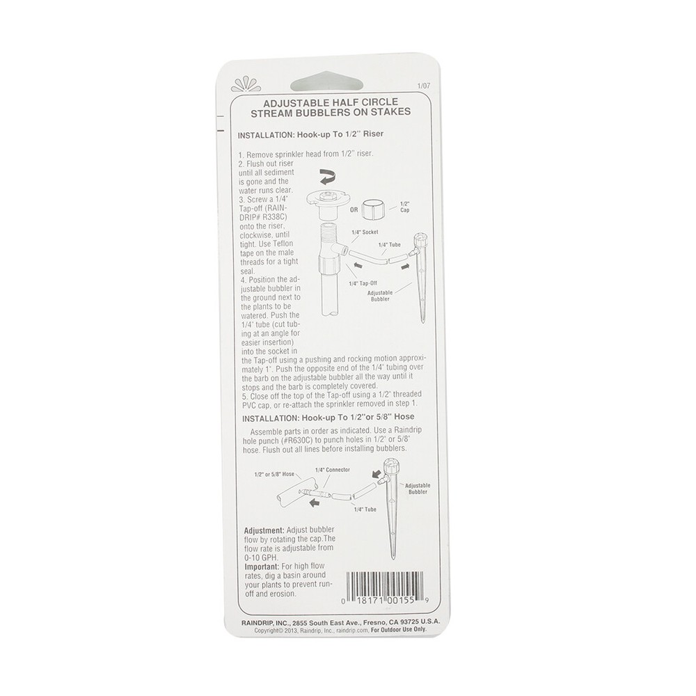 Thrifco 6819155 R-155Ct 1/2 Bublr Stream Spray
