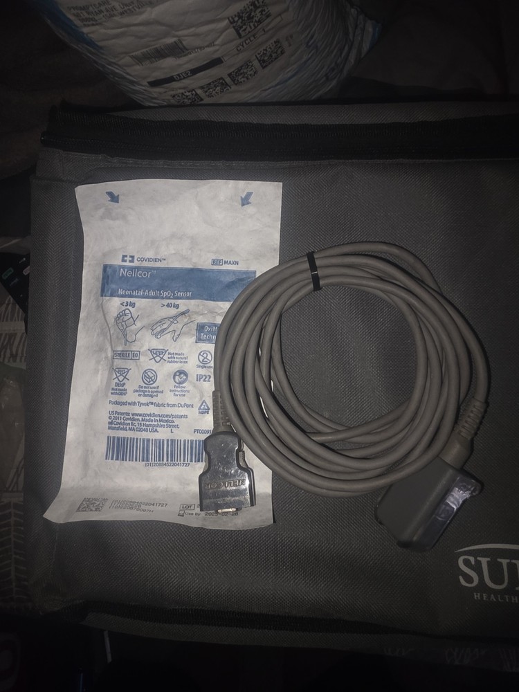 Nellcor MC10 (SCP10) MDE Pulse Oximeter Interface Cable With 1 Free Sp02 Sensor