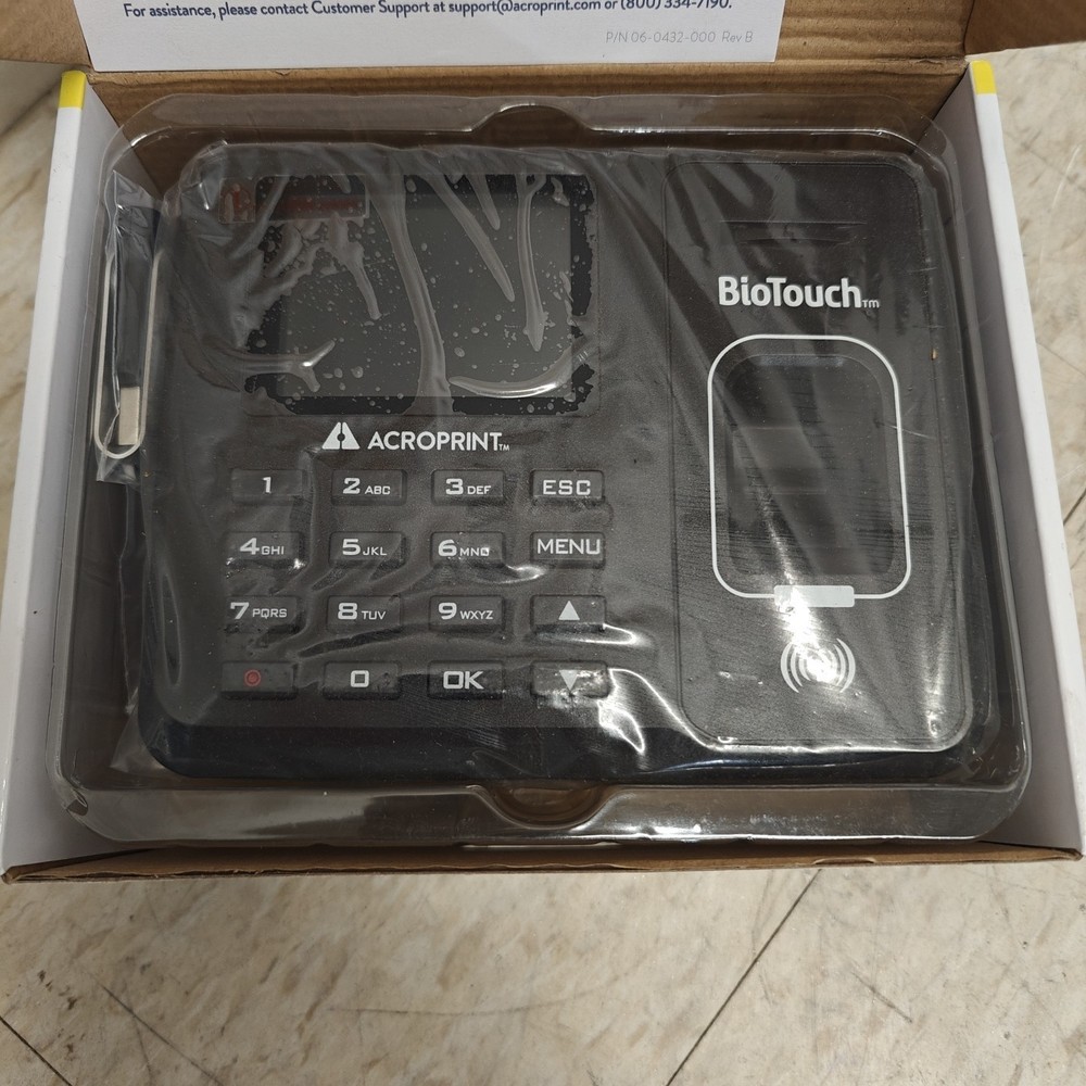 Acroprint 010276000 BioTouch Time Clock