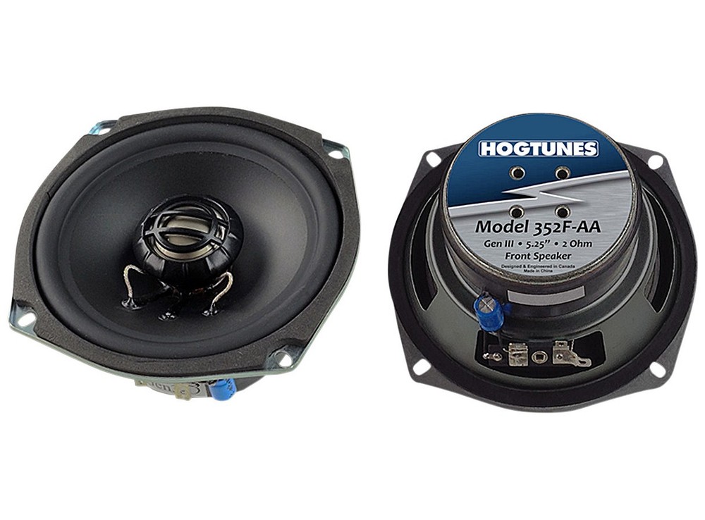 Hogtunes Generation-3 5.25" Replacement Speakers Front 2 OHM (352F-AA)