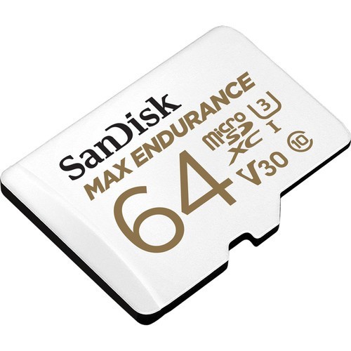 SanDisk MAX ENDURANCE 64 GB Class 10/UHS-I U3 microSDHC (Lot of 5)