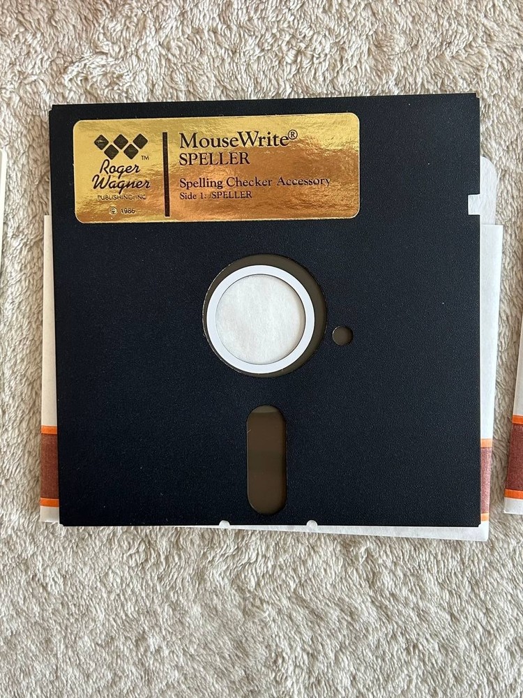 Macintosh MouseWrite Word Processor for Apple IIc IIGS IIe. Software 1985-86 #1