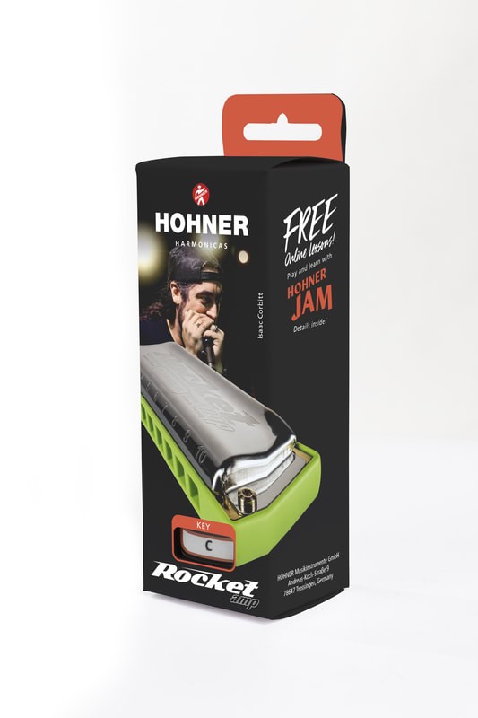 Hohner Rocket Amp Harmonica - G Major -NEW