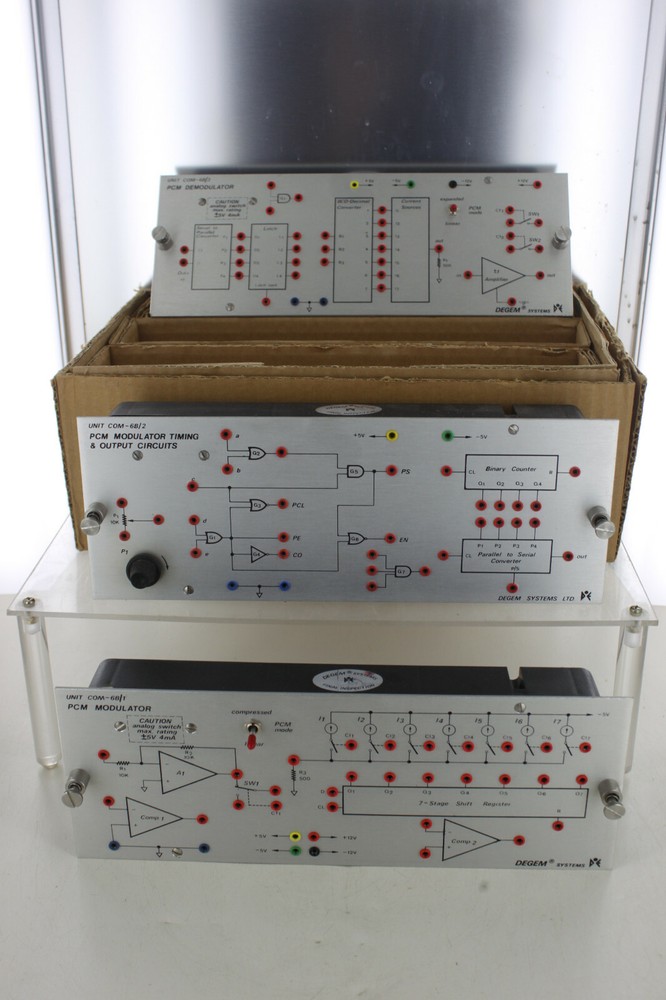 DEGEM SYSTEMS UNITCOM 6B PCM MODULATOR DEMODULATOR OUT PUT CIRCUITS