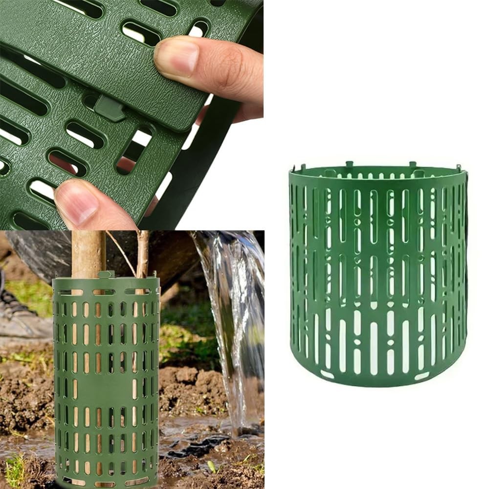 2 Pack Plastic Tree Trunk Protectors Wrap New Tree Protector Guards Barrier
