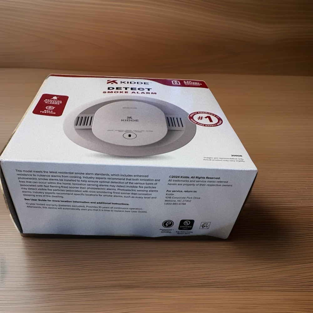 Kidde Smoke Detector 20SDR AA Battery Powered LED Warning Light