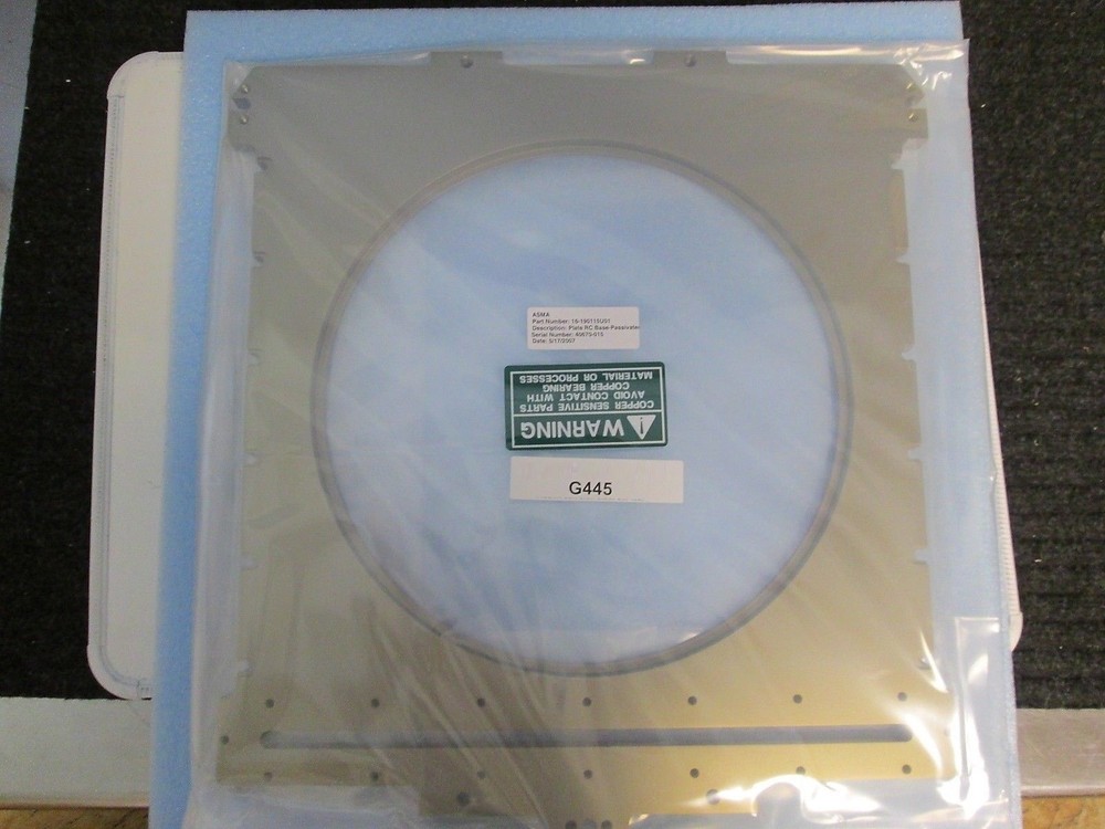 ASM 16-190115U01 Plate RC Base Refurbished