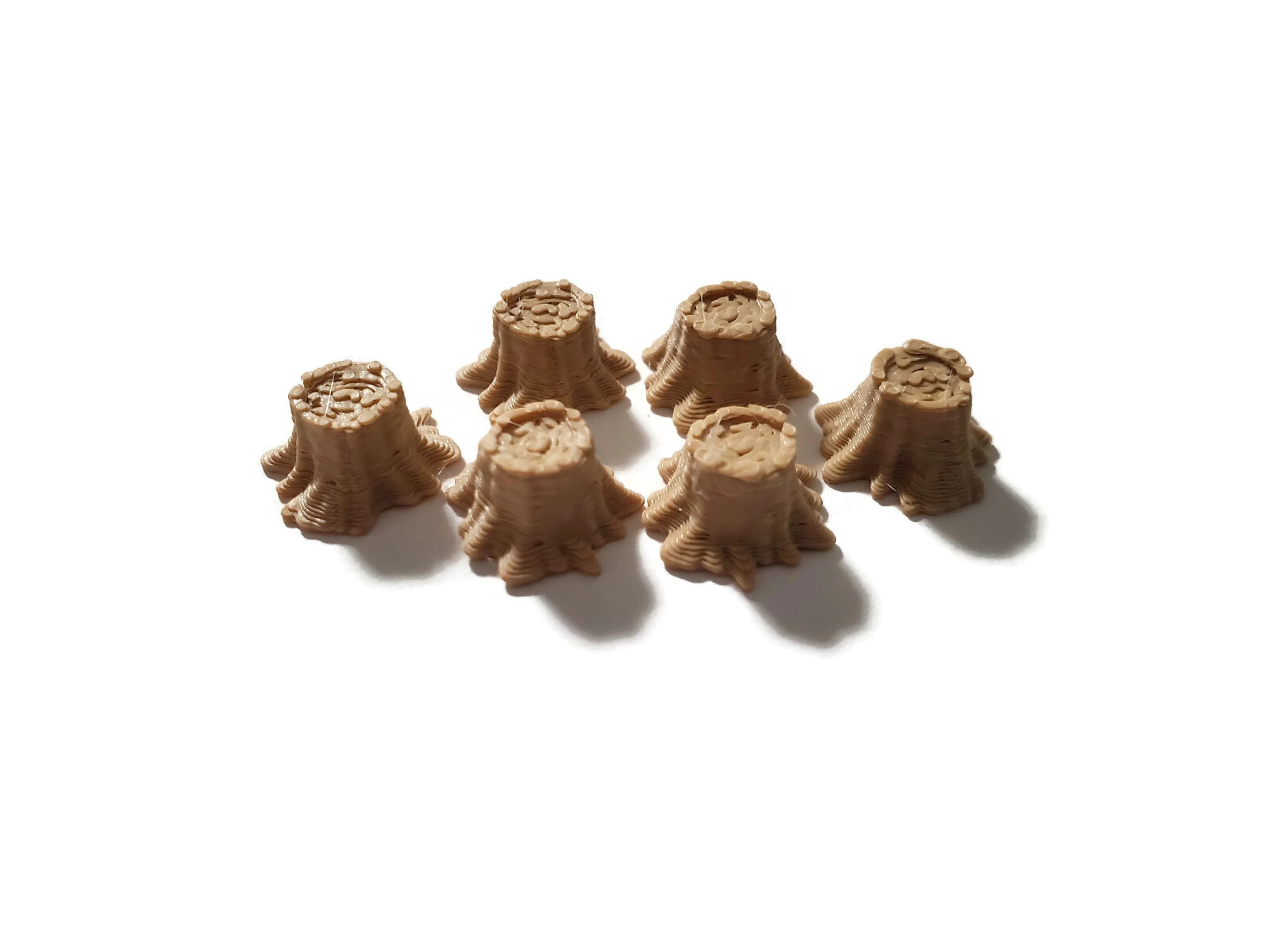 Miniature Tree Stumps 28mm (13pc) Set RPG Wargaming Terrain Scatter 28mm Scaled