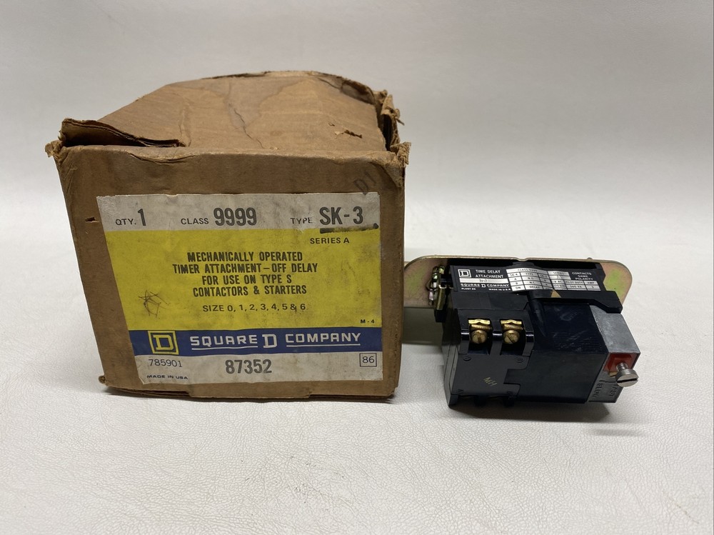 NEW Square D SK-3 Timer Attachment
