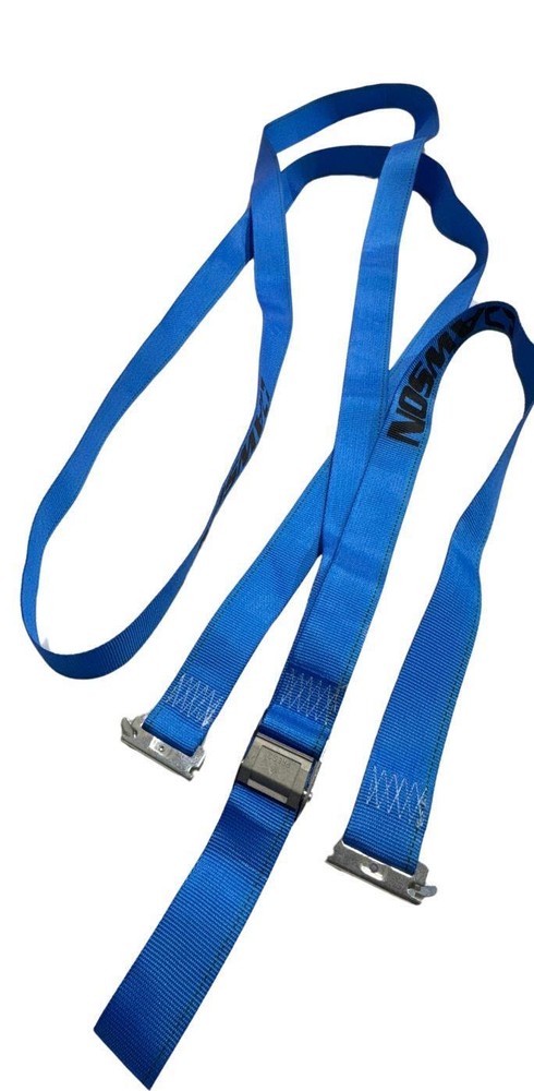 2"x20' Blue E-Track Cam Buckle Strap (10 Pack)