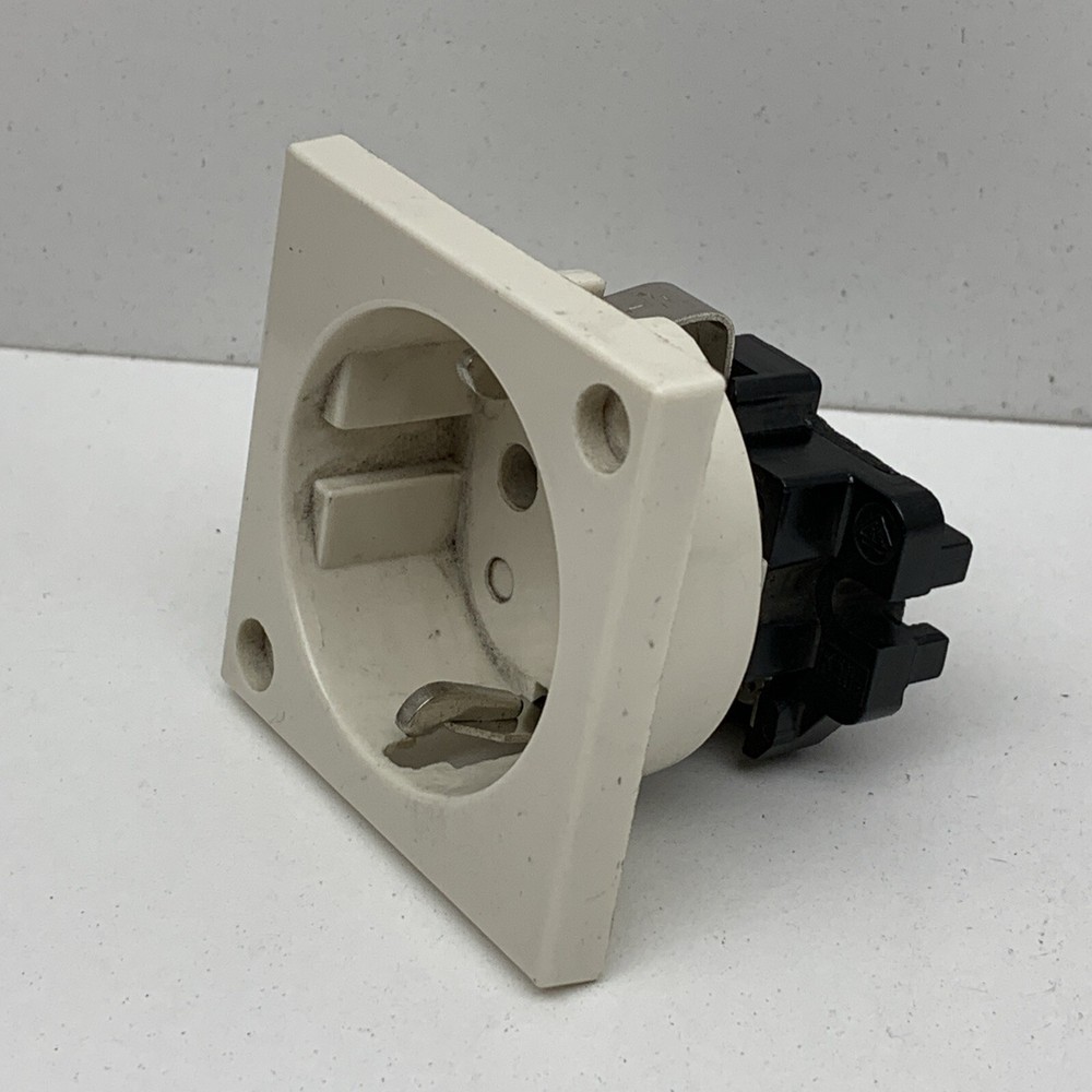 German/Euro Type F Panel Mount Receptacle Power Outlet