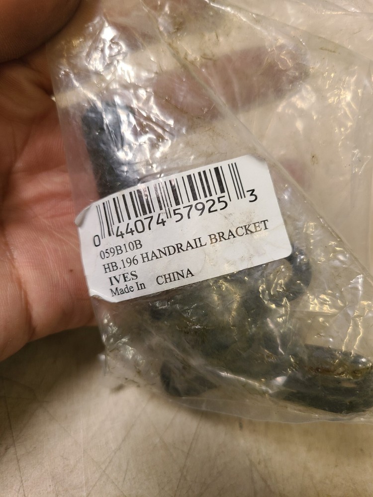 Ives 059B10B Solid Brass Handrail Bracket