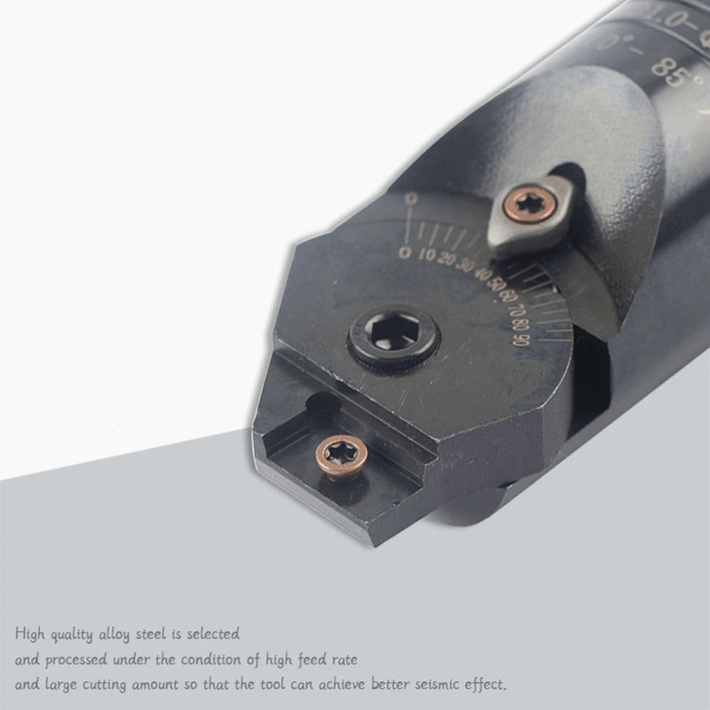 Chamfer Milling Cutter C20 C25 Adjustable 0-85° Universal Chamfer Head CNC Tool