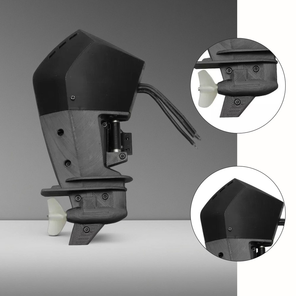 RC Boat Outboard Motor External Engine 3D Printed Shell for DIY Small-scale ShCJ