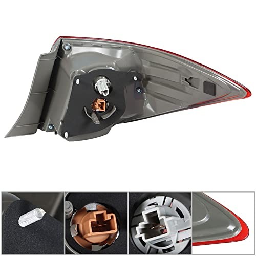 1-Pack Rear Left Tail Light Assembly Replacement for Corolla 2017 Outer