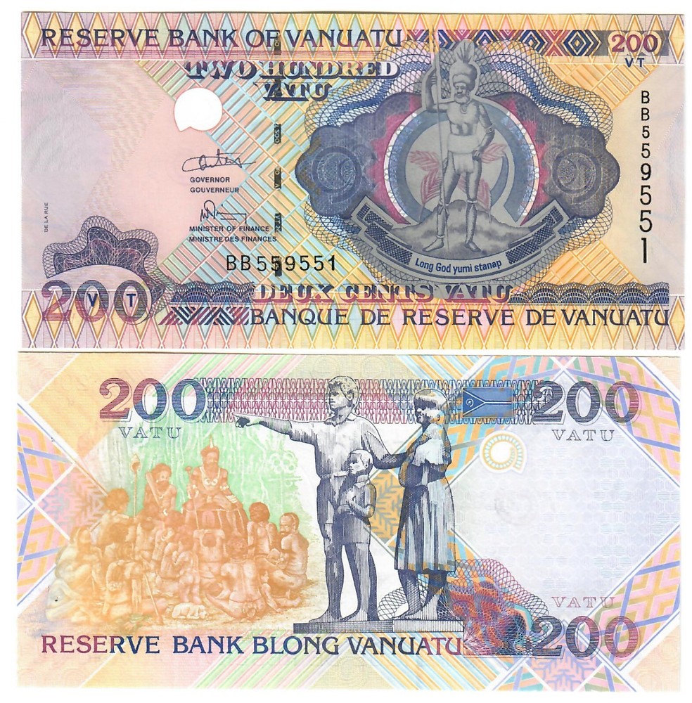 Vanuatu 200 Vatu 2007 UNC