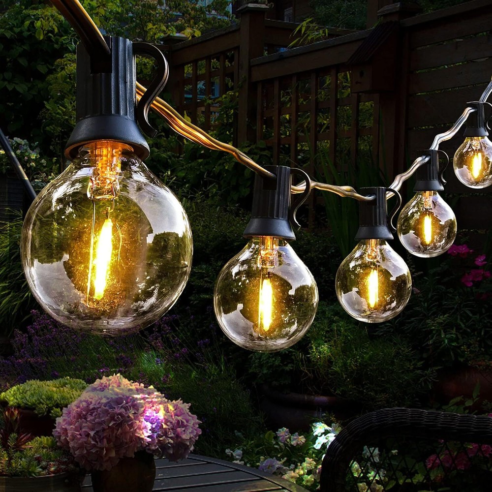 Solar String Lights -50~200Ft LED Outdoor String Lights -Shatterproof,Waterproof