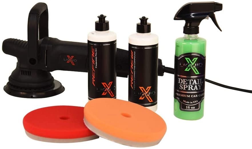 Liquid X Complete Medium Paint Correction DA Polishing Kit - Quickly Remove...