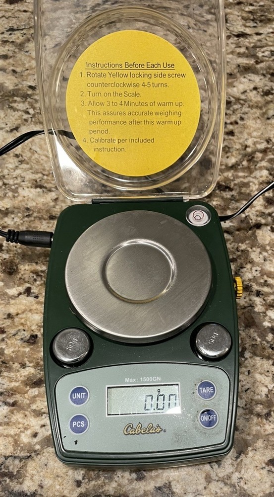 Cabela XT1500 Electronic Scale 1500gn