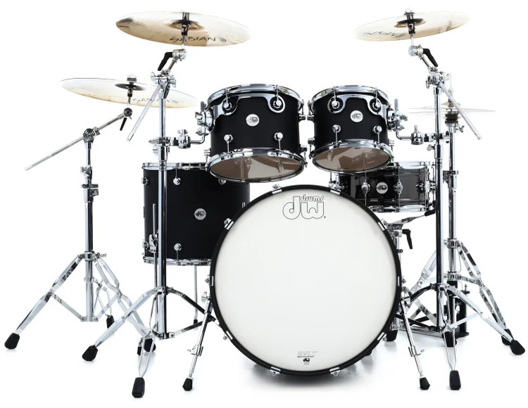 DW Design Series 4-piece Shell Pack - Satin Black