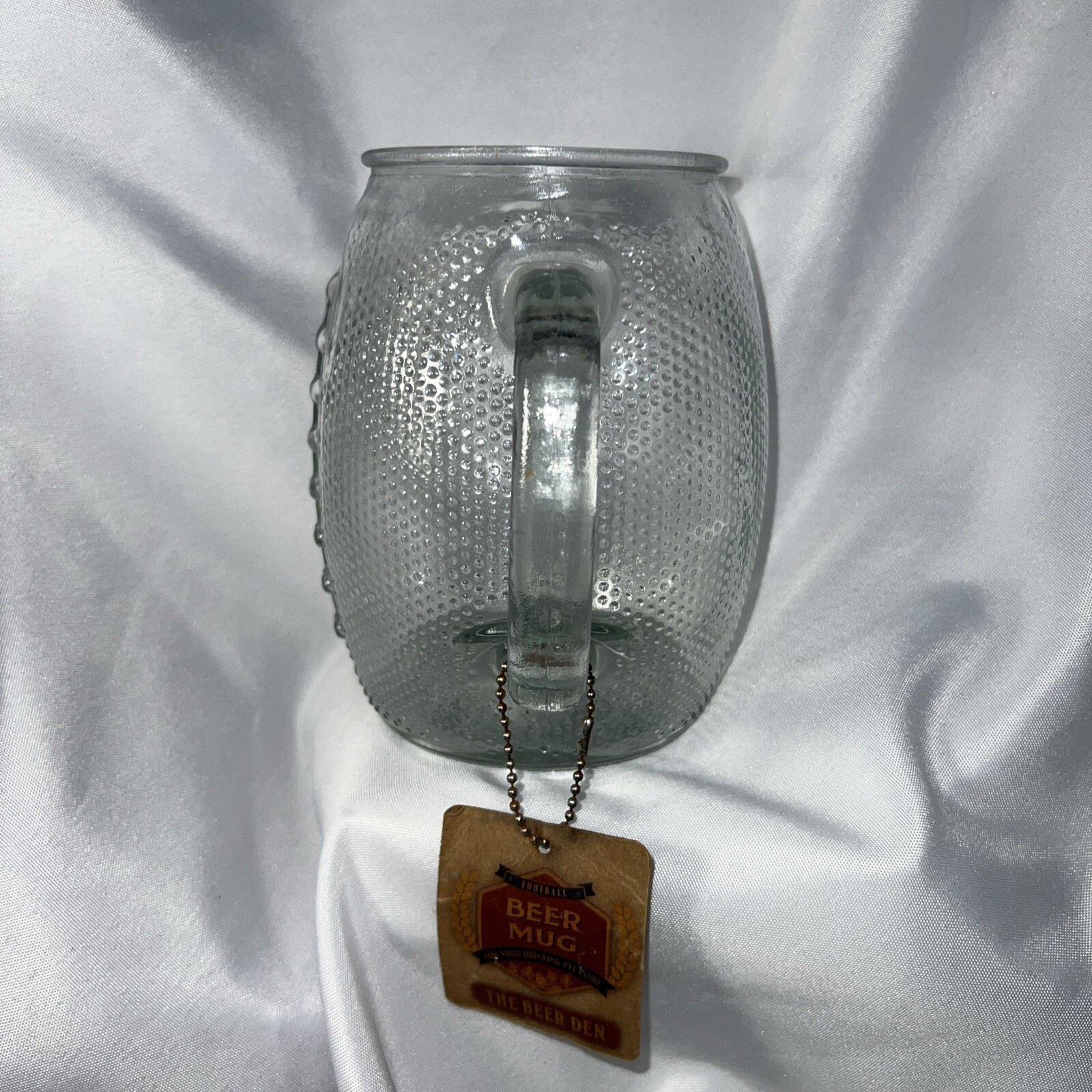 Home Essentials The Beer Den 36 oz Football Beer Mug Glass