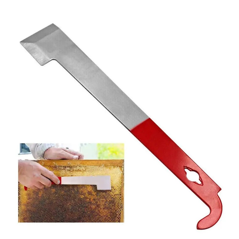 Beekeeping Tools 26.5cm J Shape Hook Scraping Knife Frame Lifter And Scraper