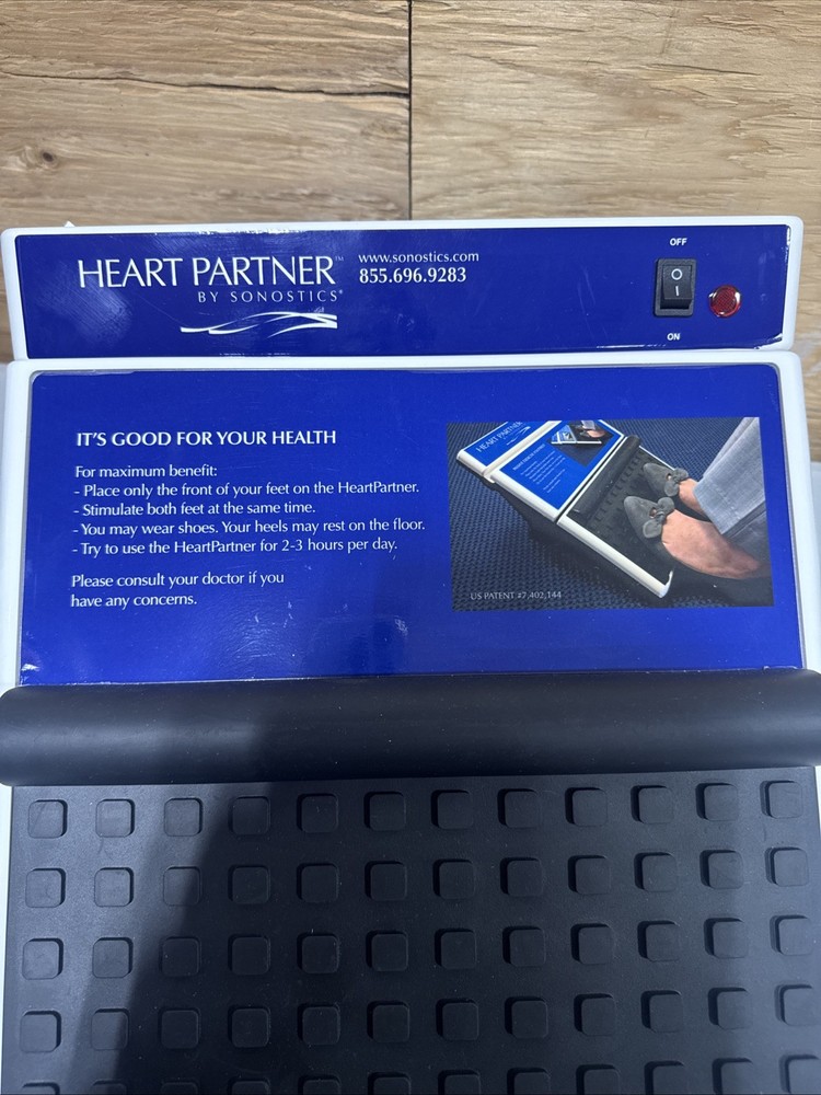 Sonostics Heart Partner for Blood Flow Stimulation Machine (See Desc.) E5