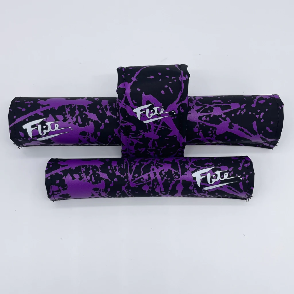 Splatter BMX Pad Set by Flite - Multiple Colors Available
