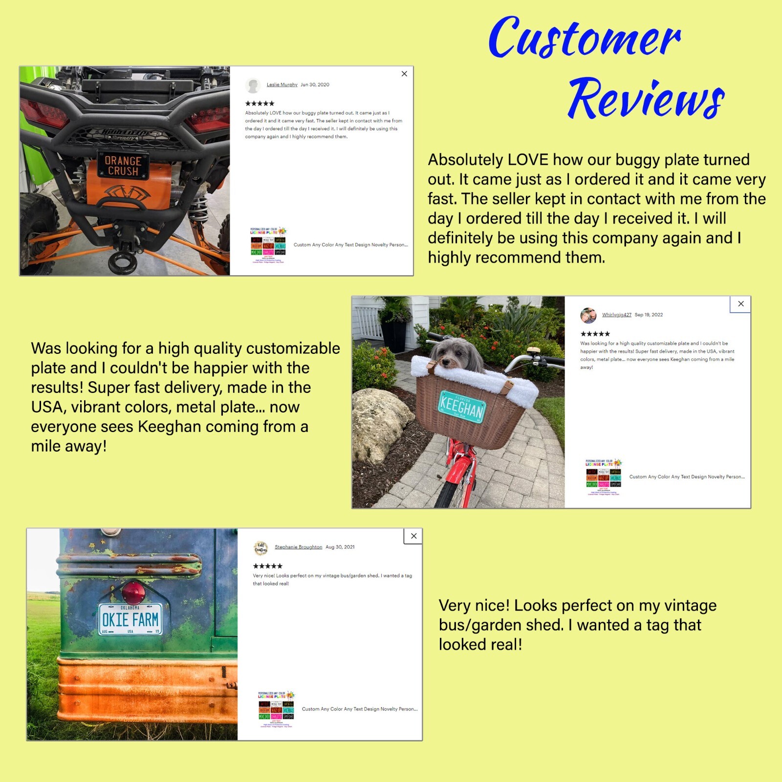 Any Mexico States Custom License Plate Personalized Novelty Auto Car ATV Bike