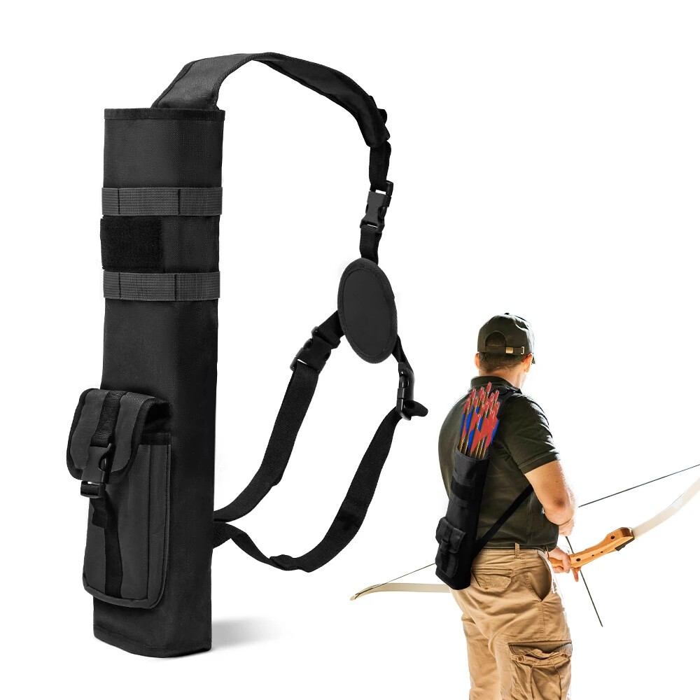 Archery Quiver for Arrows Multi-Function Back Tactical Arrow Holder Archery Bag