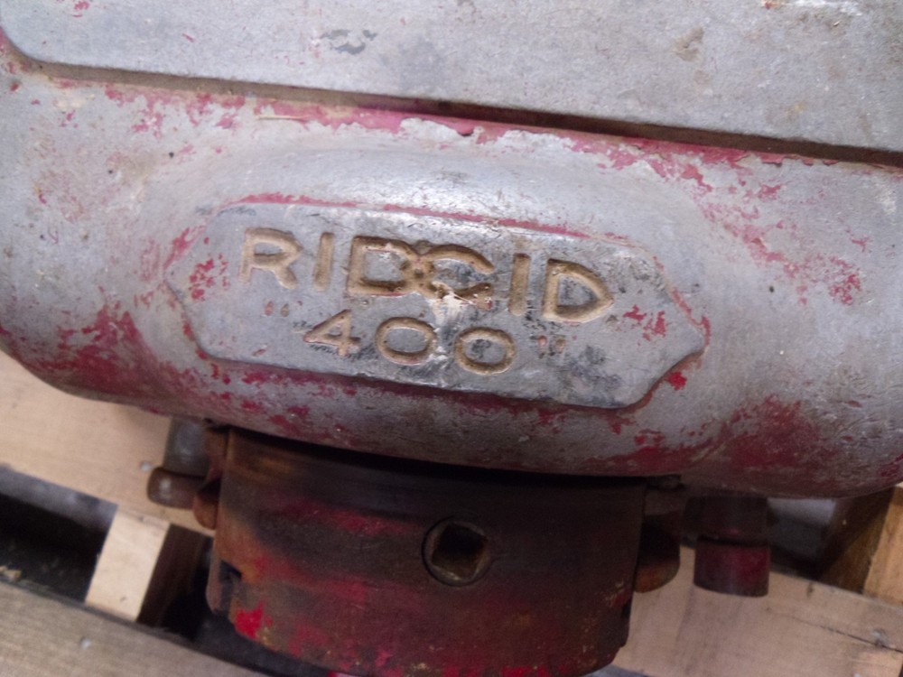 Ridgid 400 electric pipe threader machine - works - READ AD