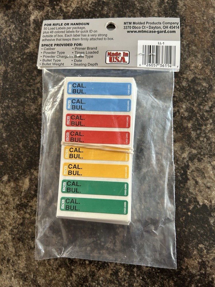 MTM Load Labels Pack of 50