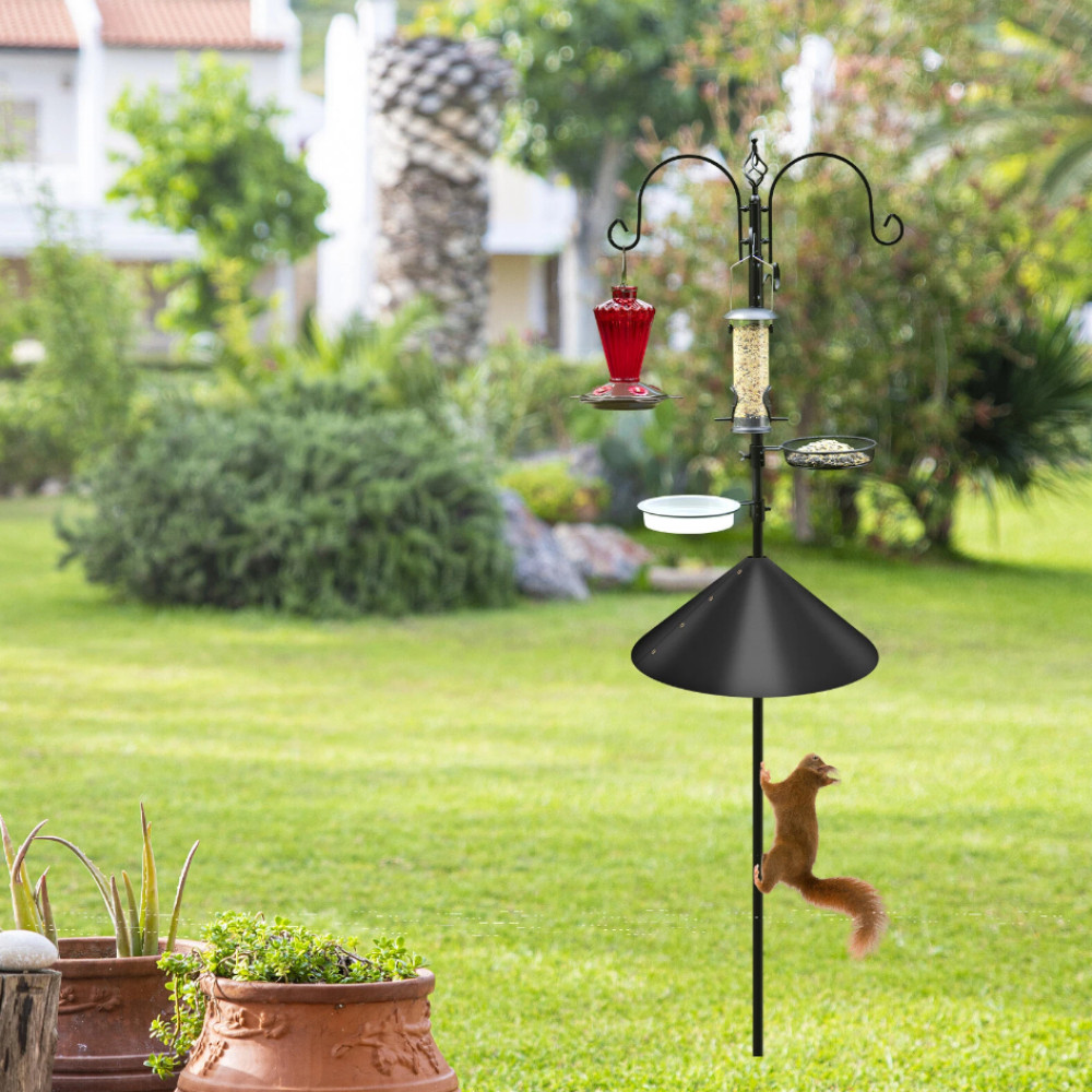 Around-wrap Squirrel Baffles 19'' Bird Feeder Squirrel Proof Baffle