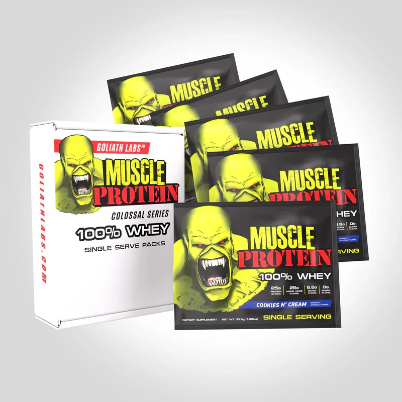 Goliathlabs Muscle Whey Protein – Single Serving Sample