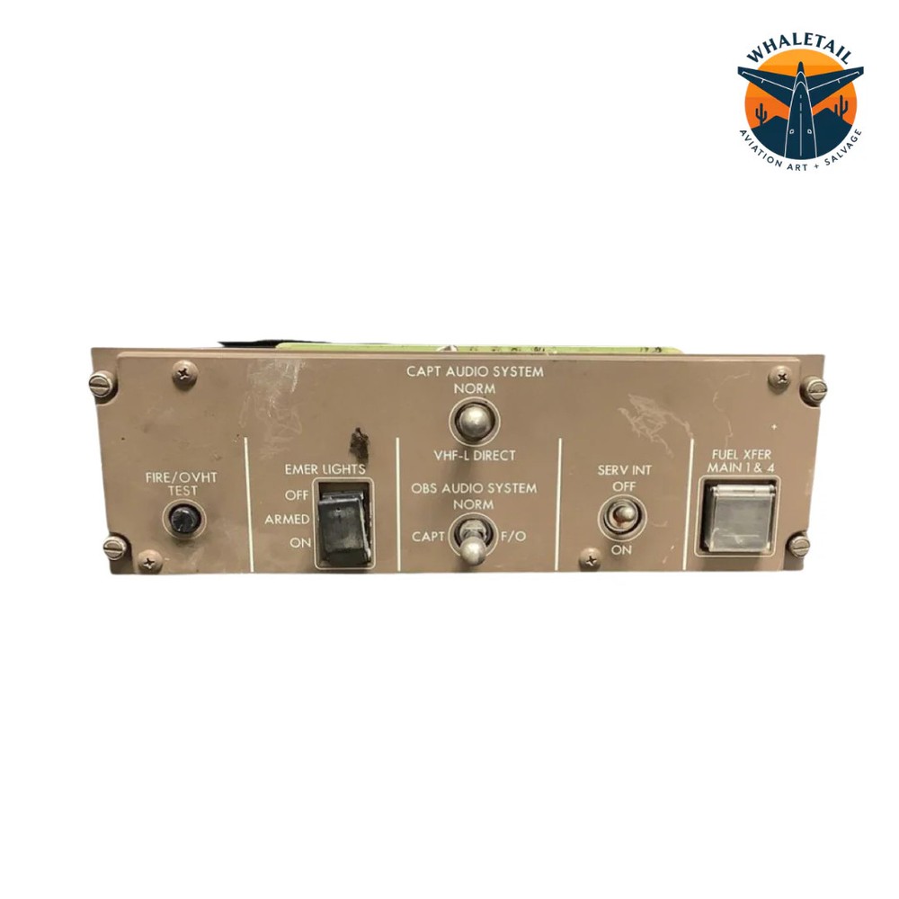 747-400 Module, Misc Switch from Flight Deck With Extra Capt Audio Switch