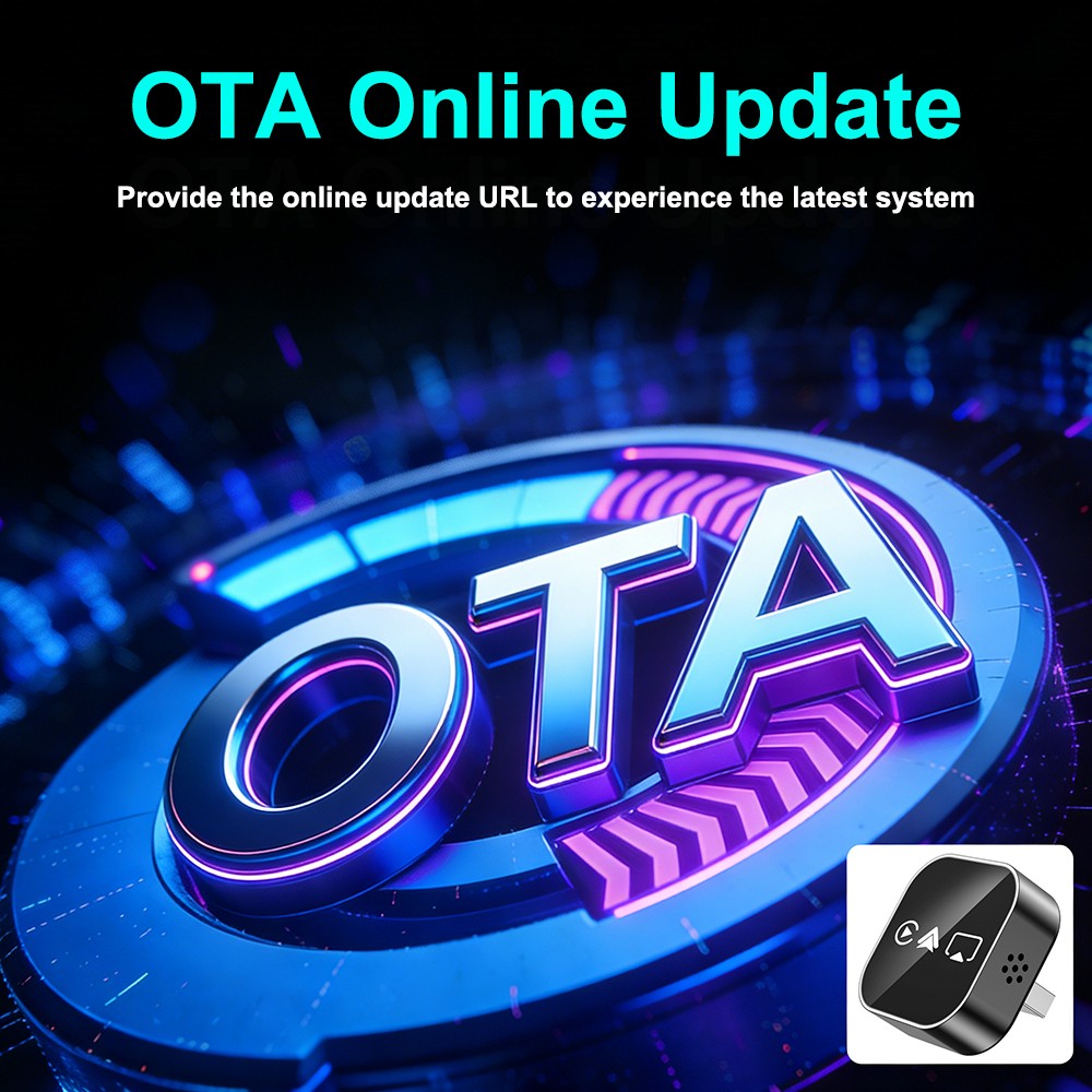 Wired to Wireless CarPlay Adapter for Apple iPhone/Android Auto/AirPlay/Miracast