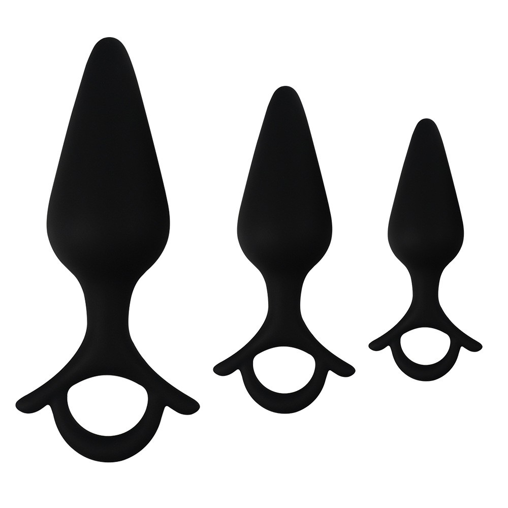 3PCS Silicone Ball Plug Training Starter Dilator Speculum BDSM