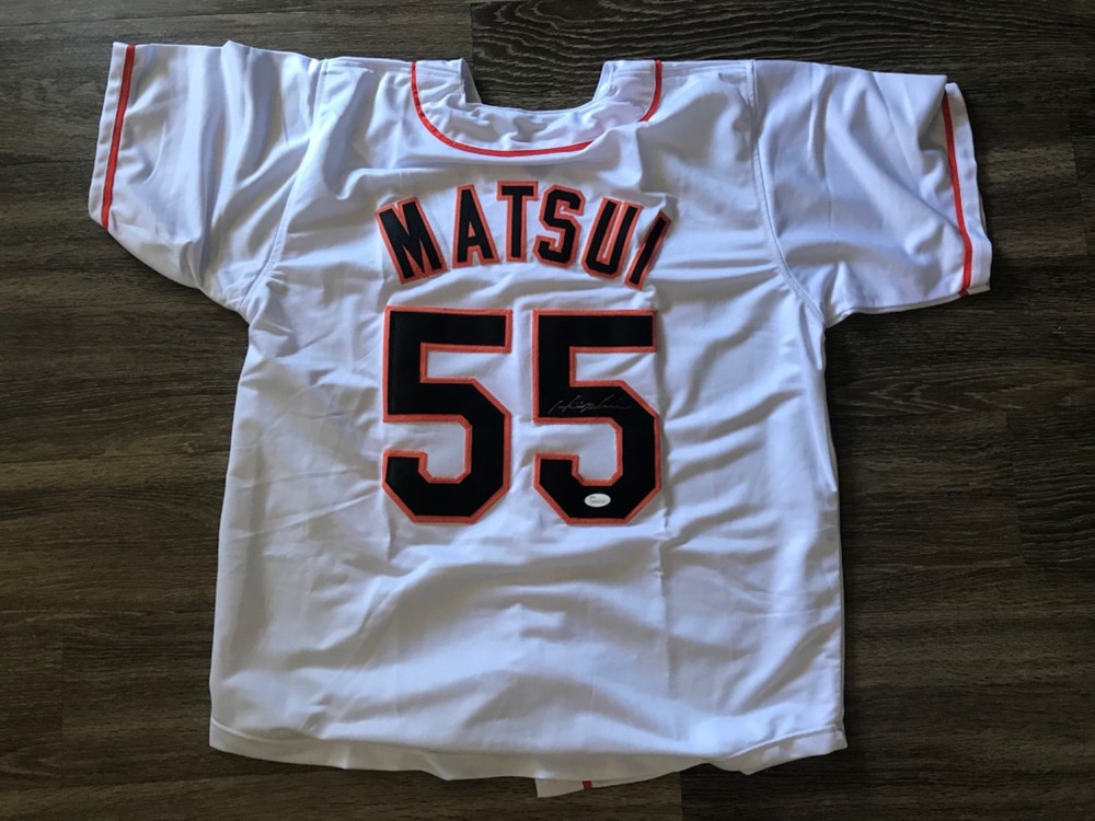 Hideki Matsui Yomiuri Giants Signed Jersey #55 JSA Authenticated