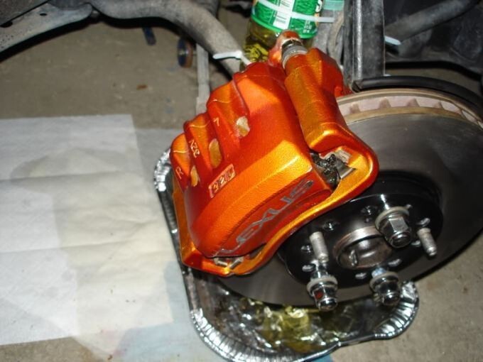 Anodized Orange Paint Chrome Engine High Temp Coating Caliper Brake Spray 2 Cans