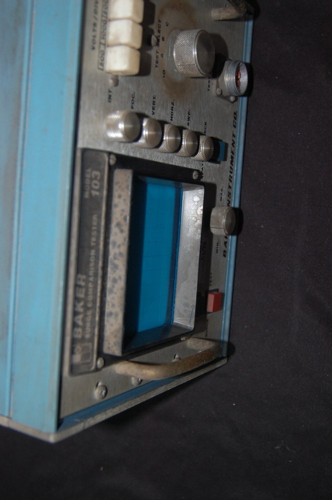 Baker Instruments Model 103 Surge Comparison Tester | Vintage | Untested | Parts