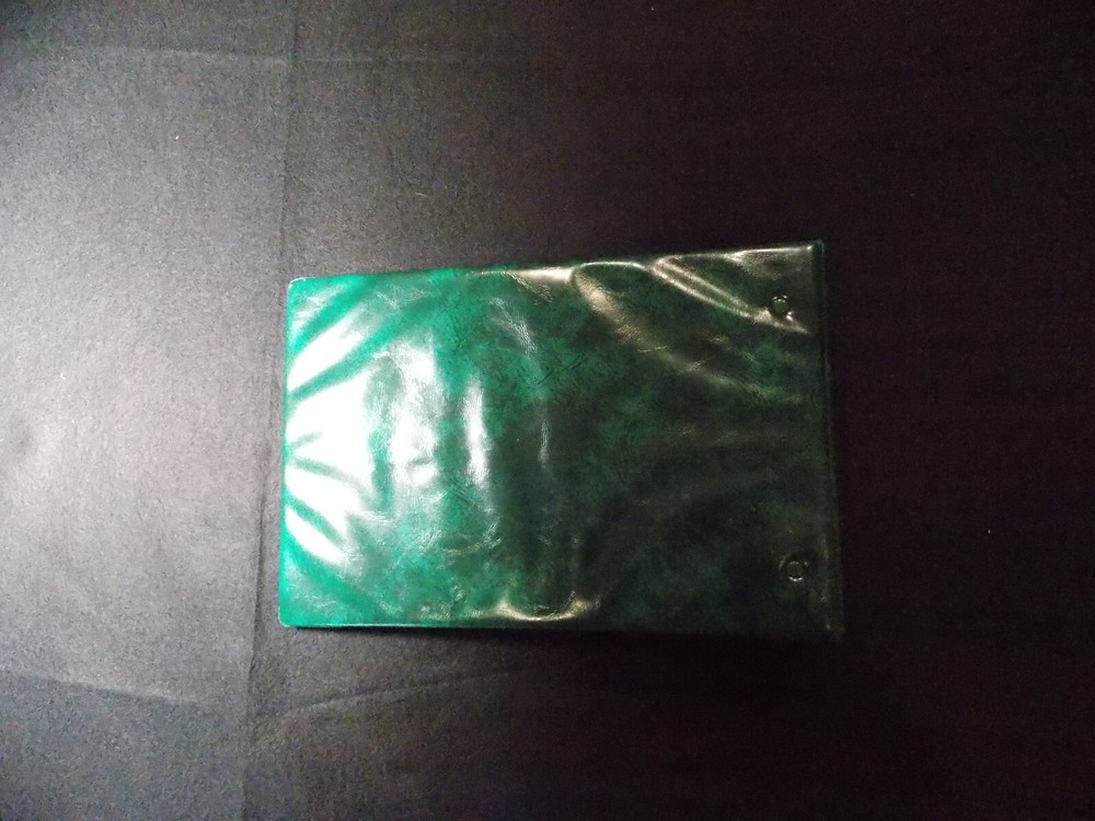 Empty 2 Ring Glen Cigarette Card Binder Green Presentation Packs